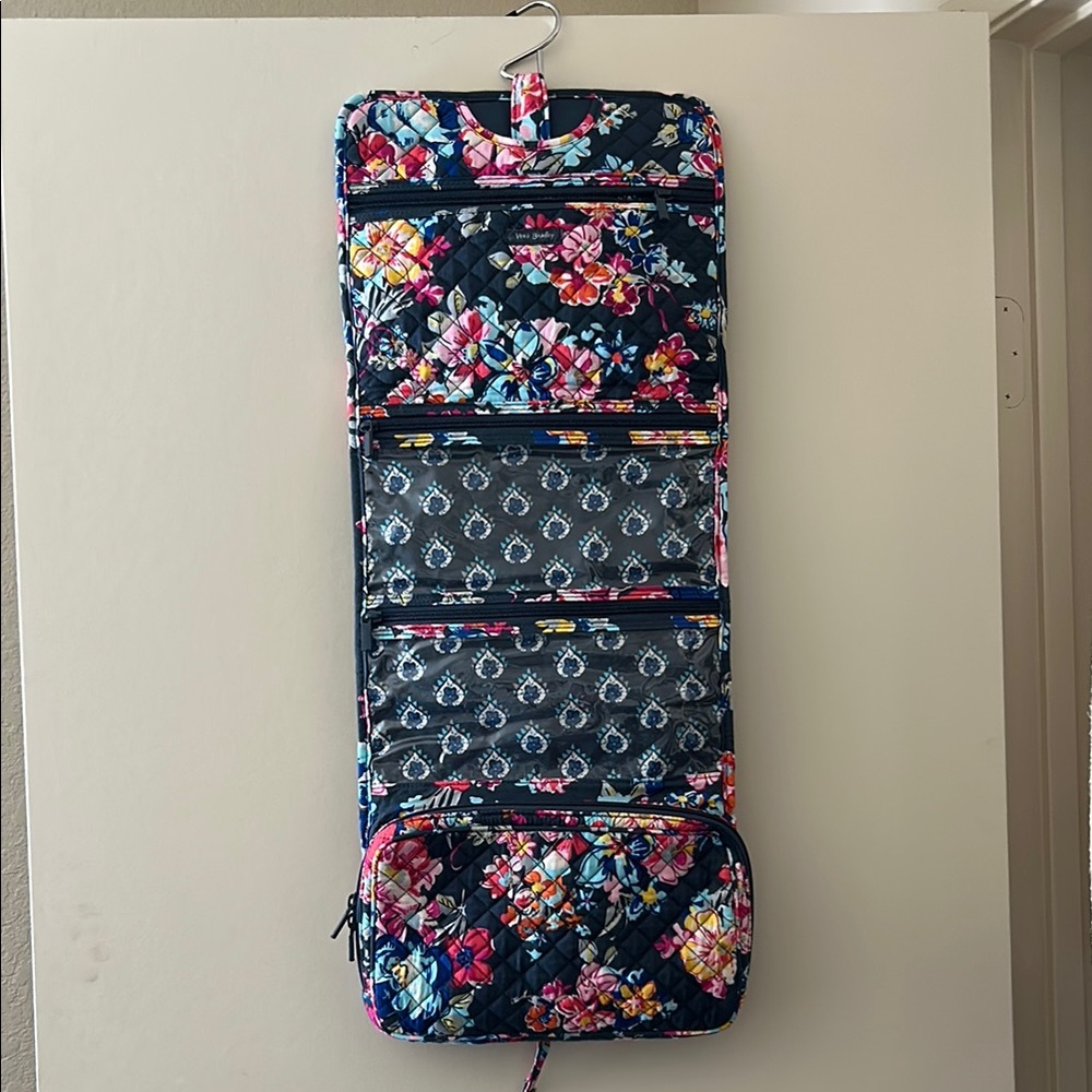 Vera Bradley Black Floral Travel Bag